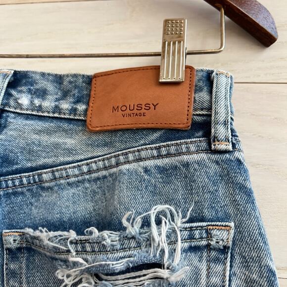 Moussy Vintage Everette Boy Skinny Taper Tapered Jeans - Picture 5 of 7